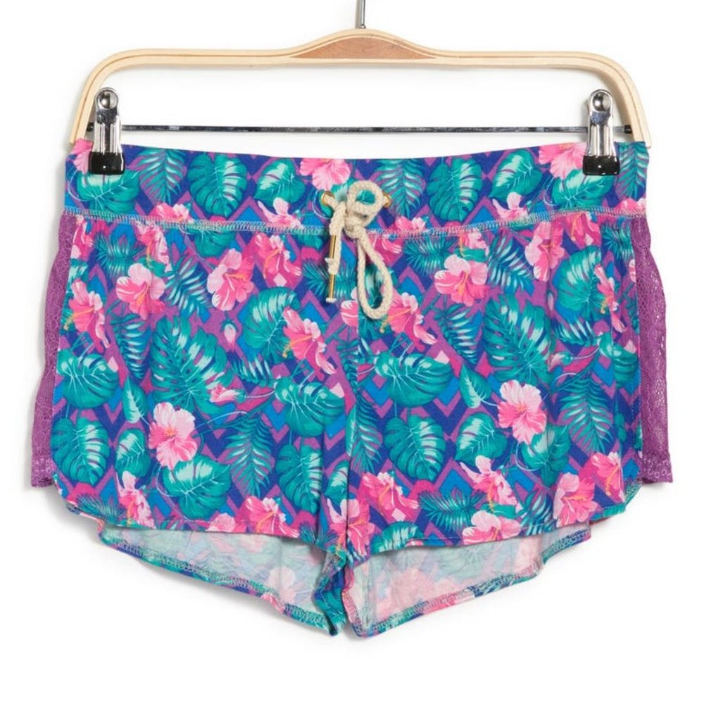 HONEYDEW Drawstring Lace Trim Lounge Shorts Size X-Large